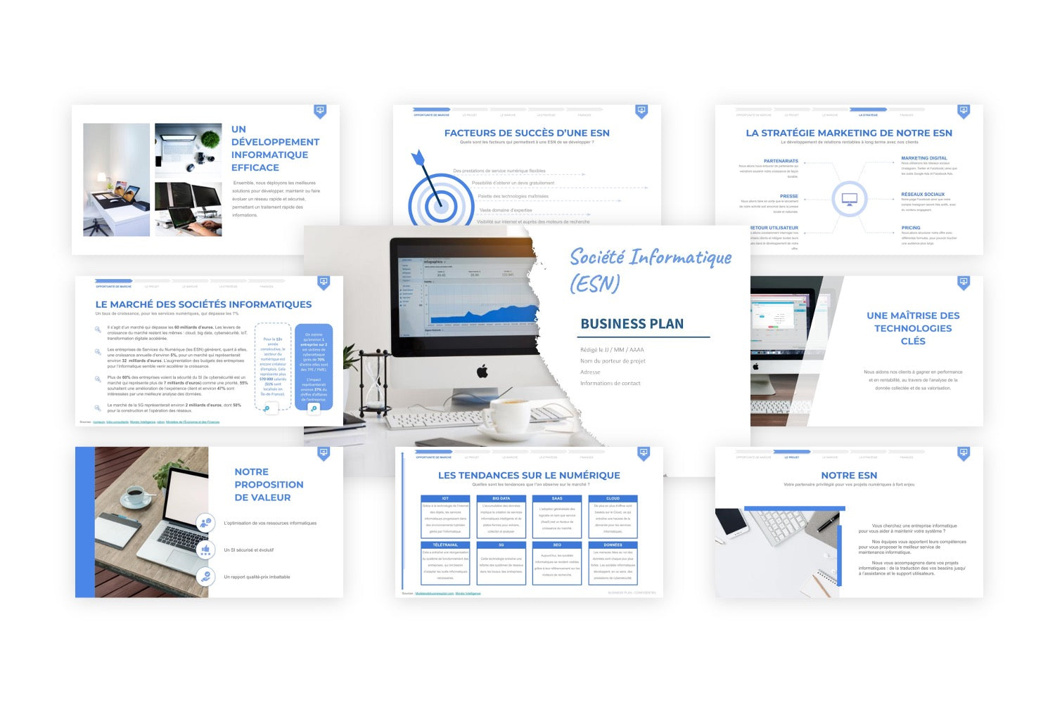 Société informatique (ESN) Business Plan