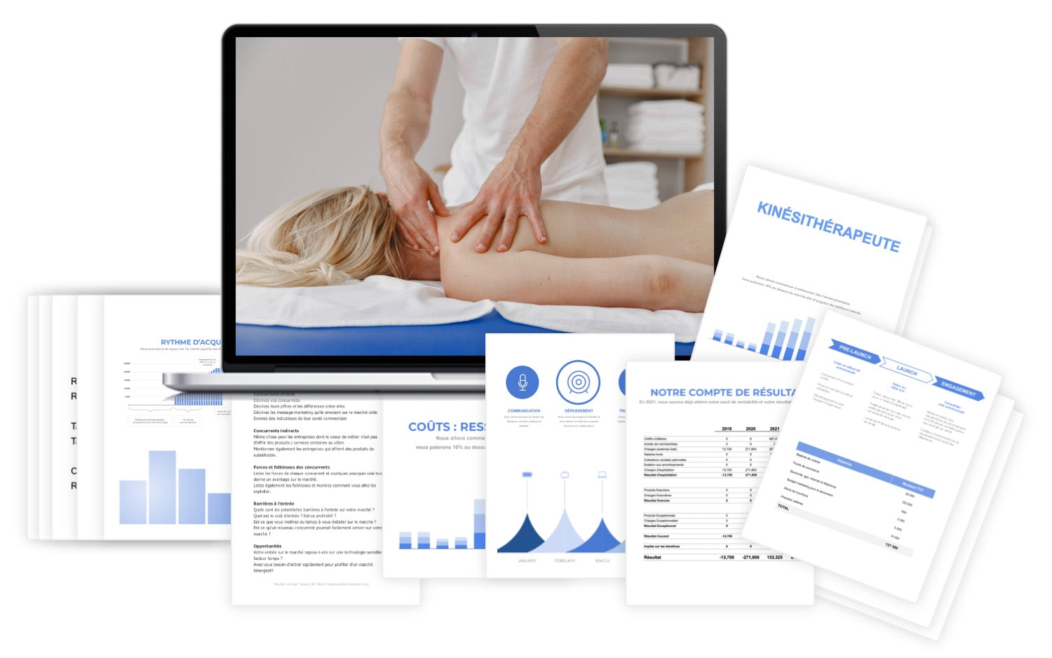 kinésithérapeute prévisionnel financier