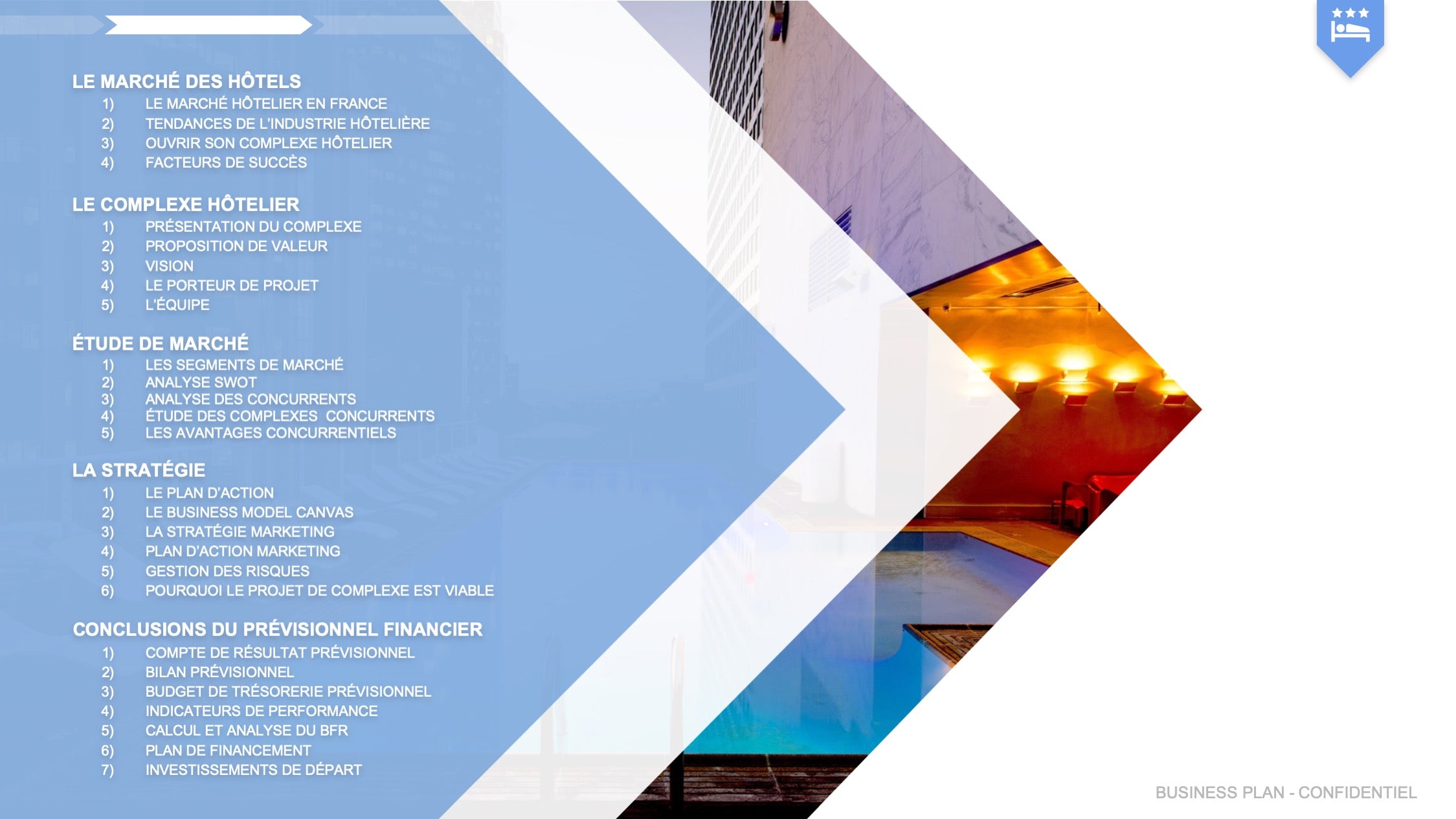 Complexe Hôtelier Business Plan modele