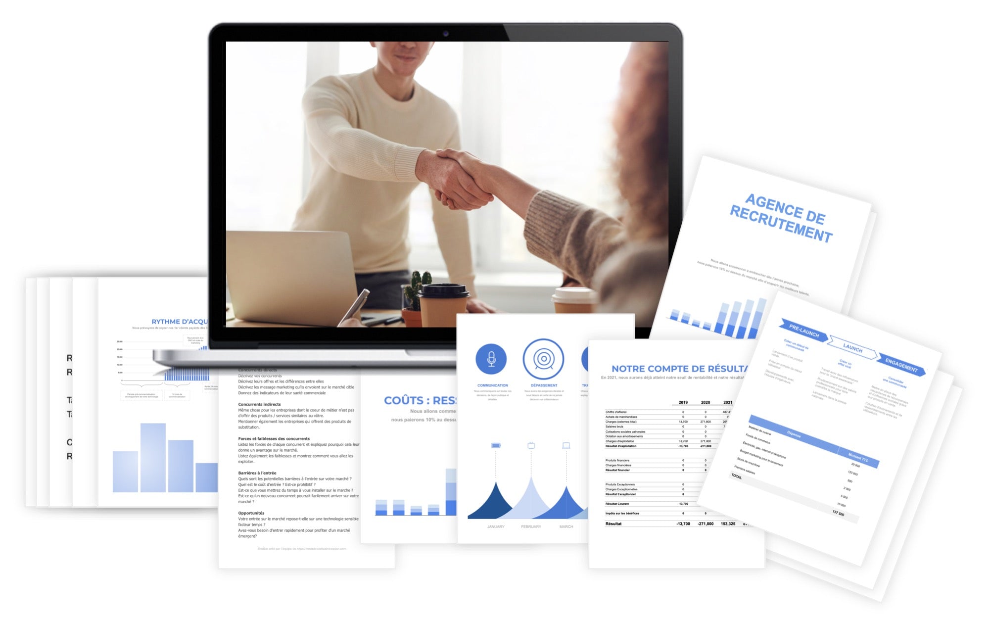 Agence de Recrutement Prévisionnel financier modele