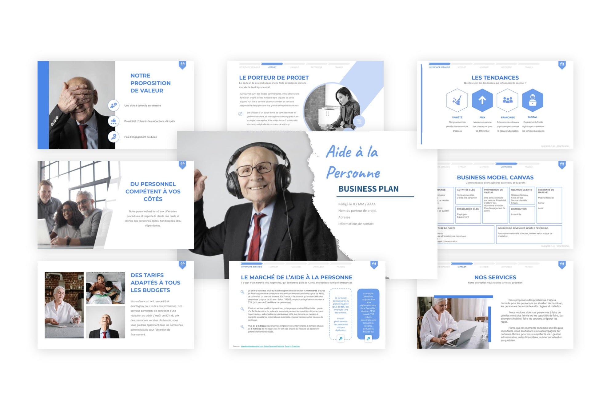 Aide à la Personne Business Plan modele