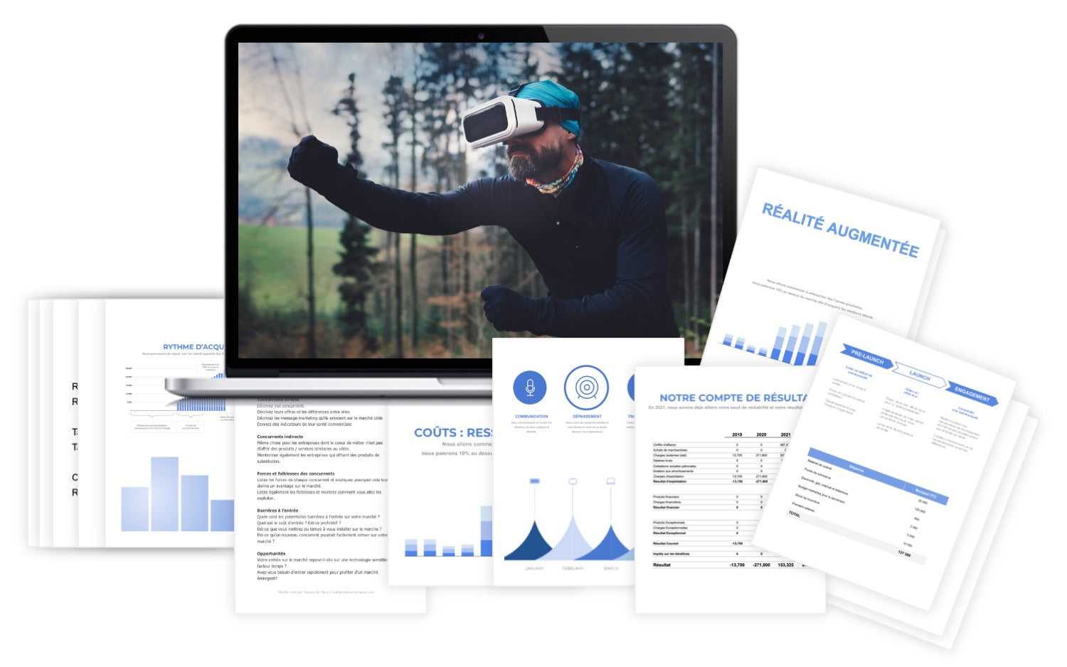 Application Réalité Augmentée Prévisionnel Financier