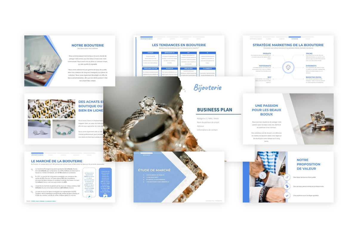Business plan Bijouterie