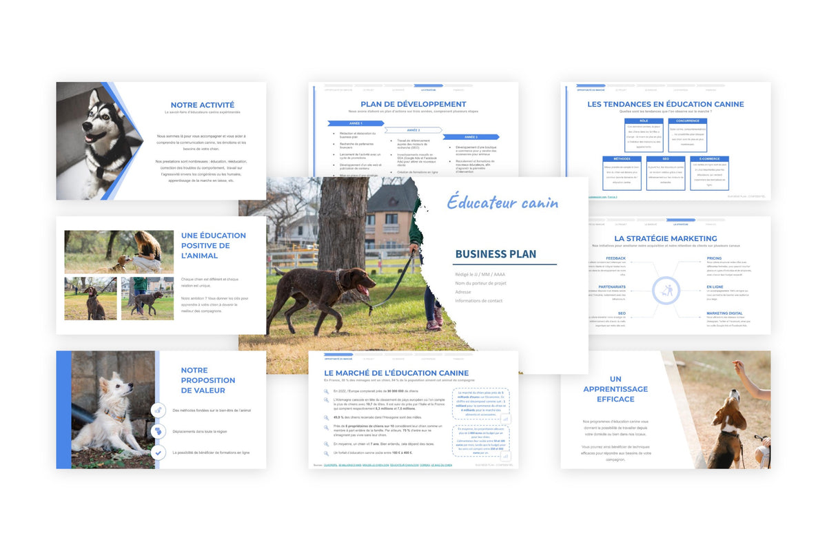 Business plan Éducateur Canin