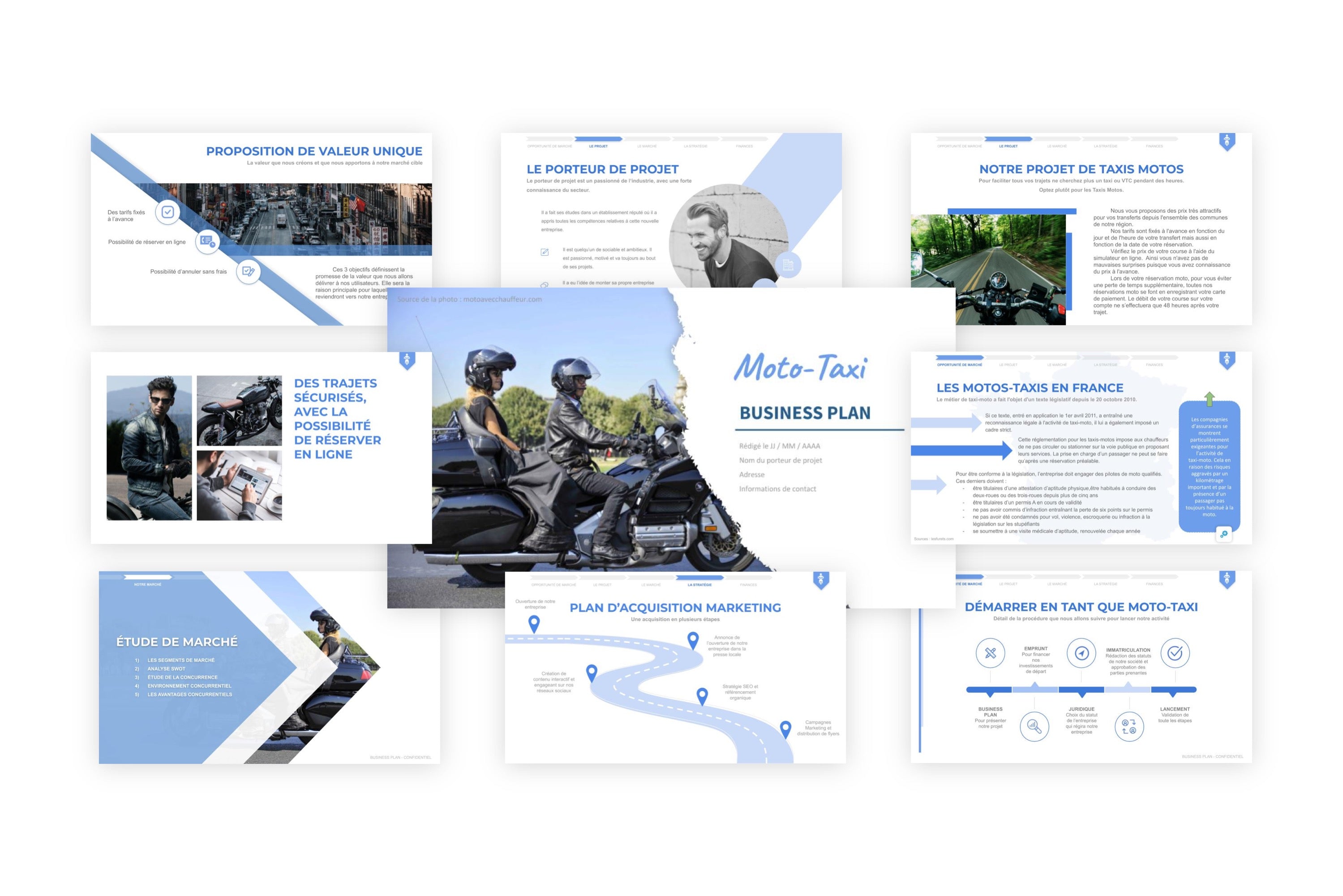 Moto-taxi Business Plan modele