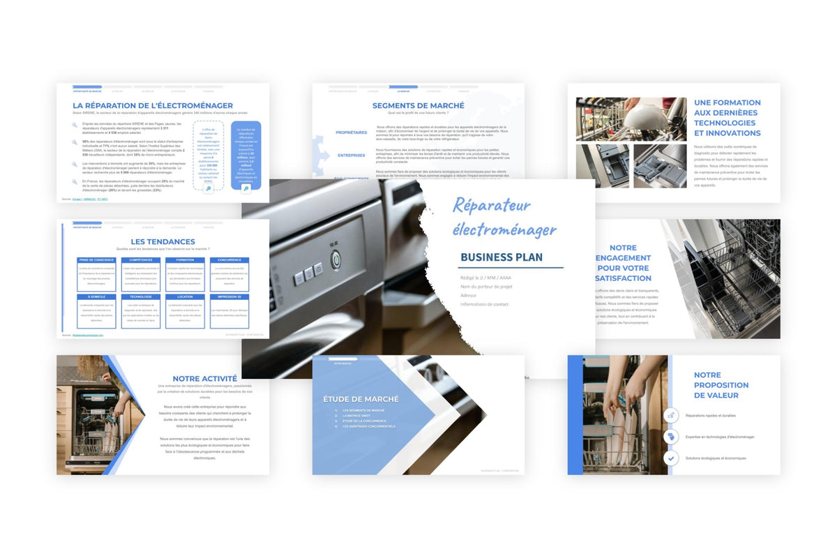 Business plan Réparateur Électroménager