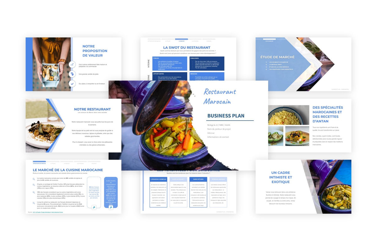 Business plan Restaurant Marocain