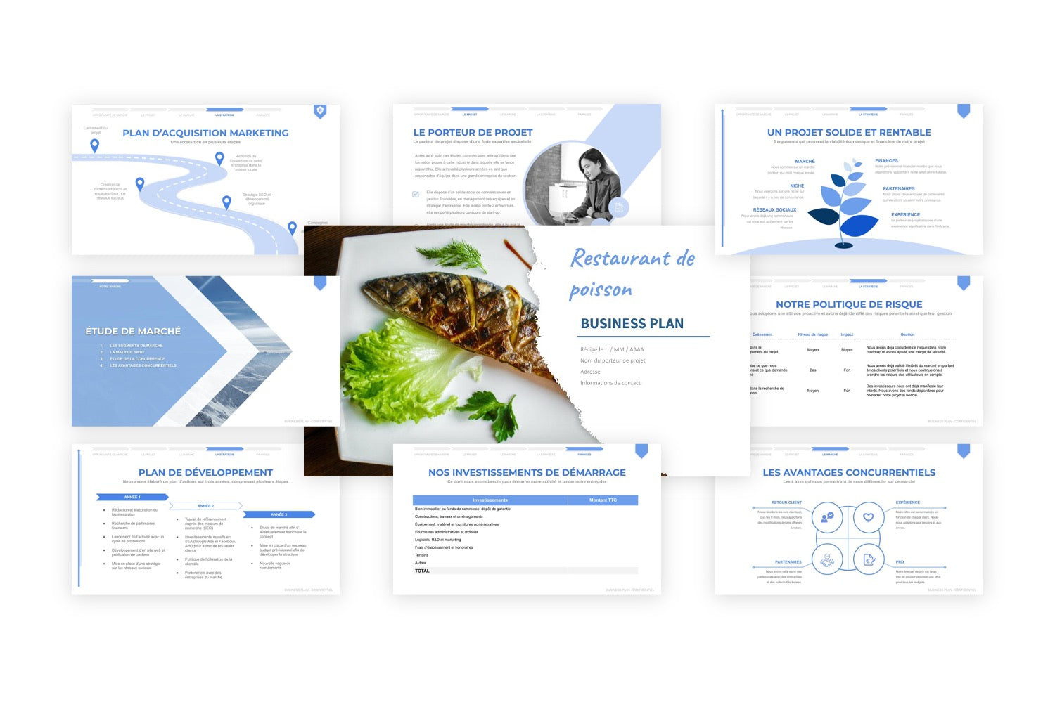 business plan restaurant poisson