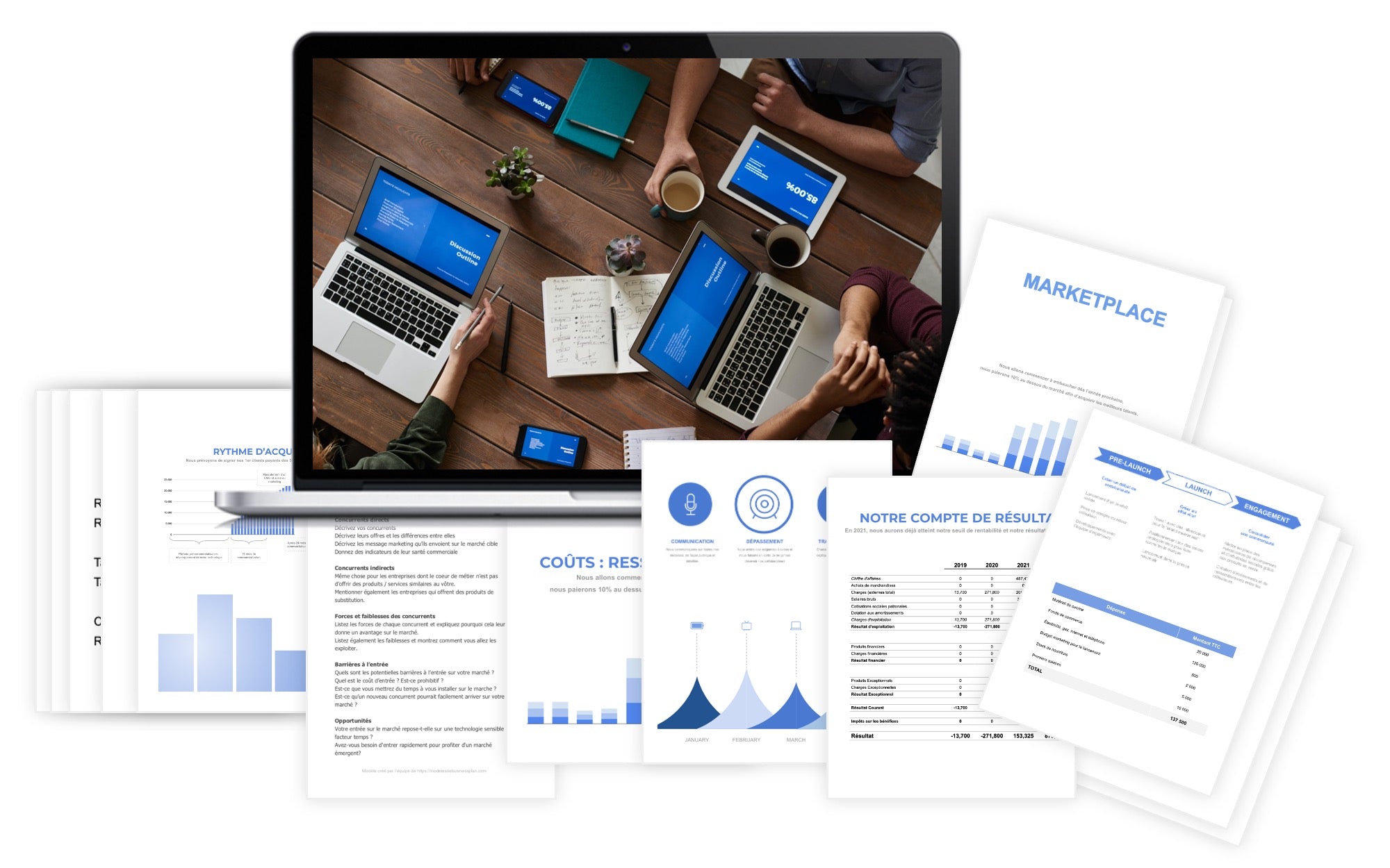 Marketplace Prévisionnel Financier