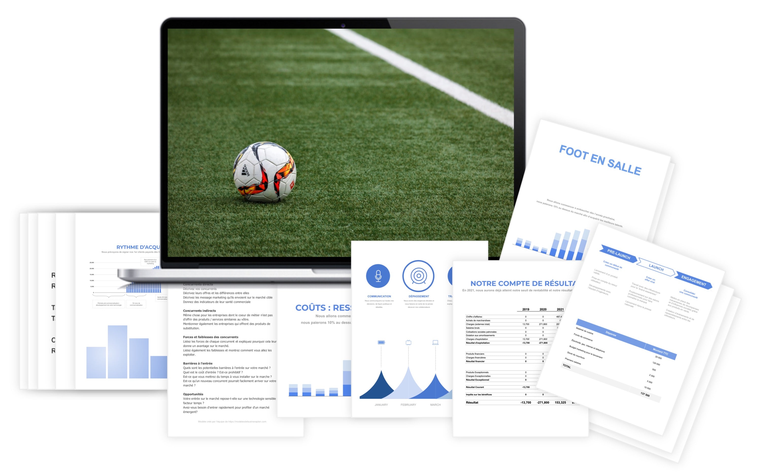 Foot en Salle Prévisionnel Financier modele