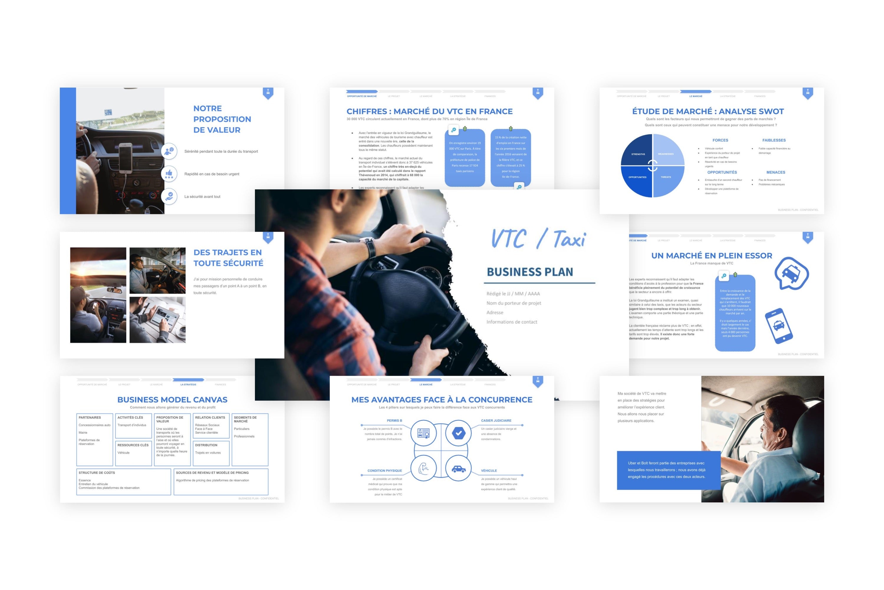 VTC Business Plan modele