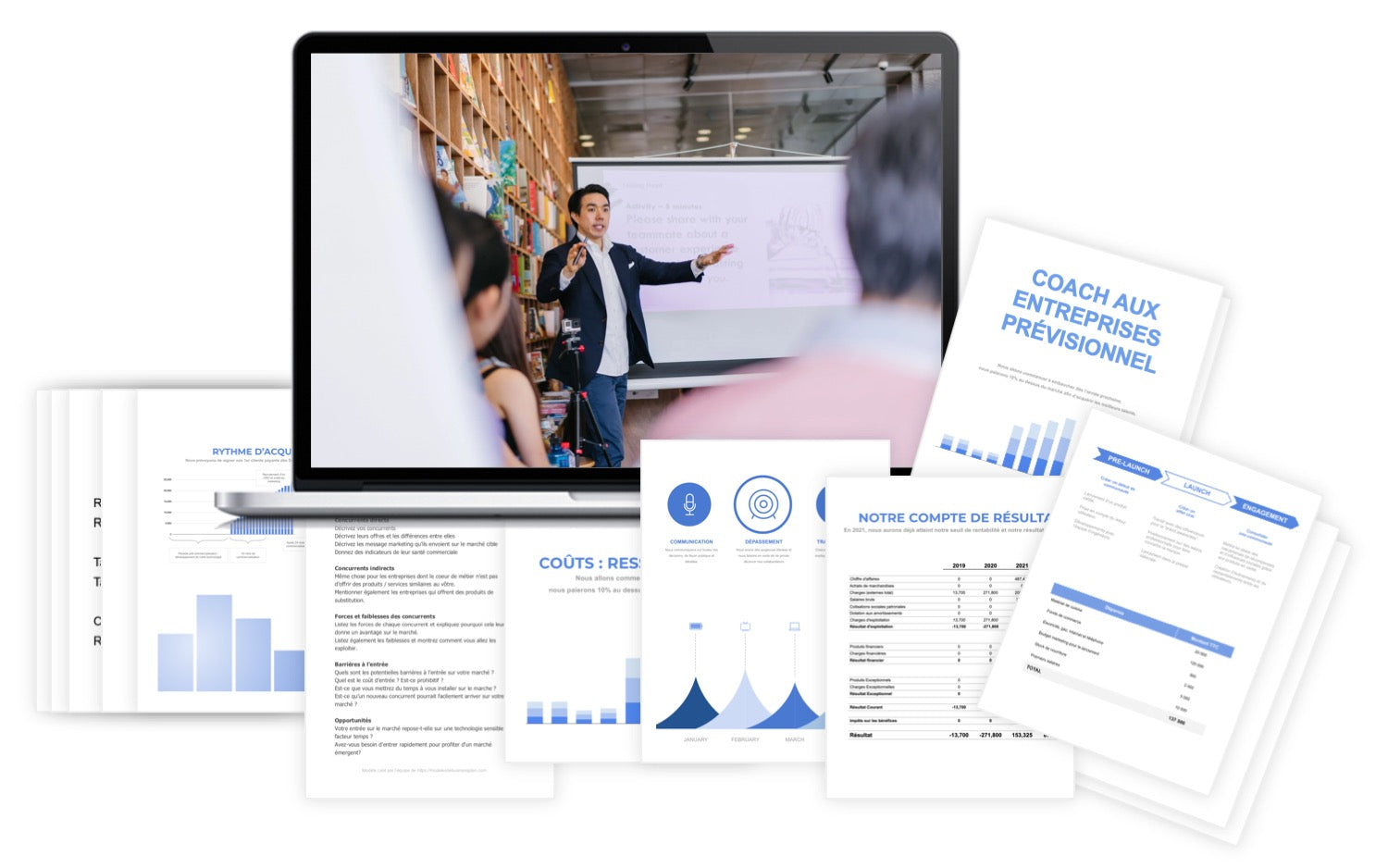 Coach aux Entreprises Prévisionnel Financier modele