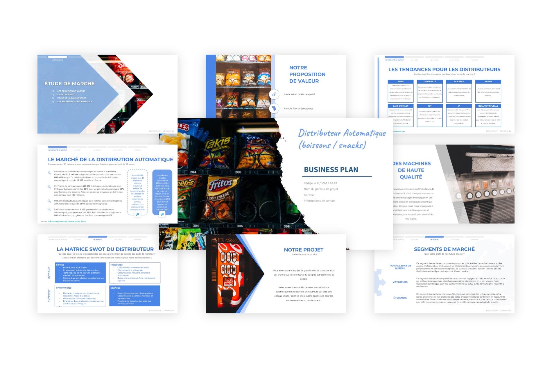 Distributeur Automatique (boissons / snacks) Business Plan