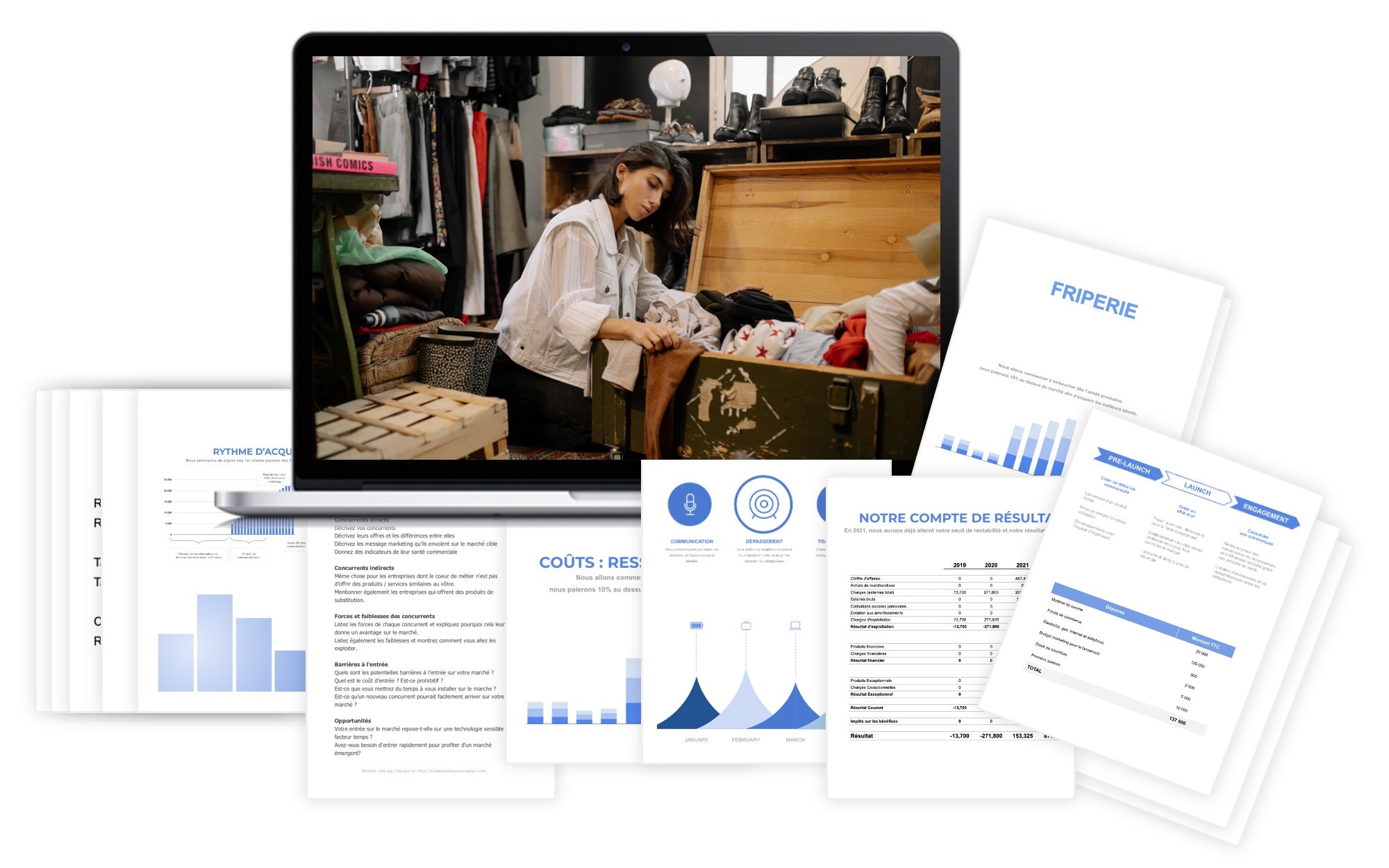 Friperie Prévisionnel Financier