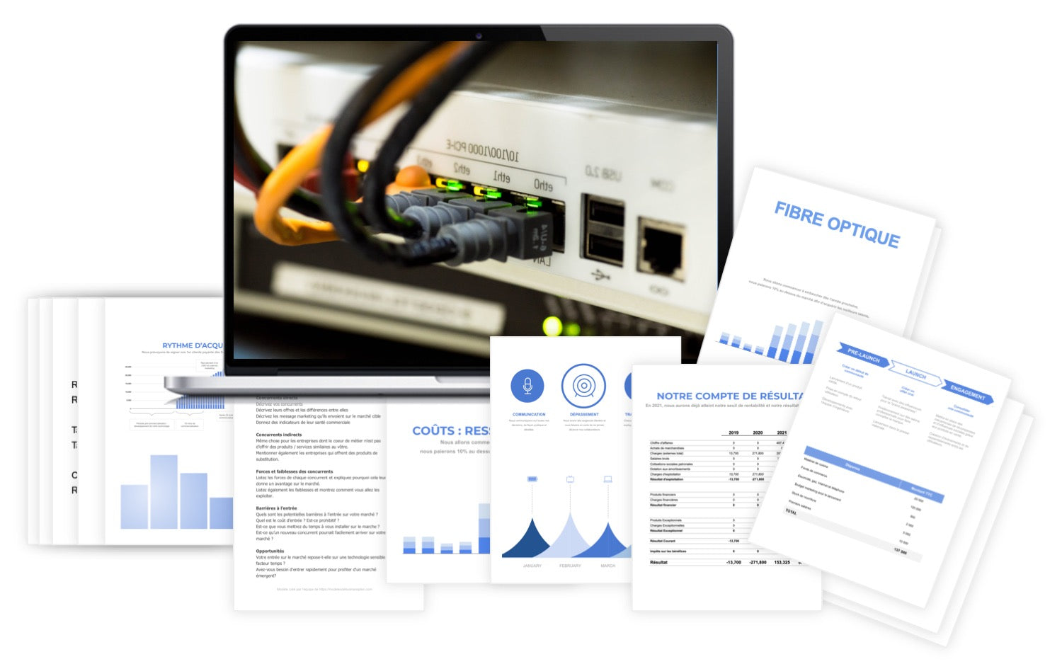 Installateur Fibre Optique Prévisionnel financier modele