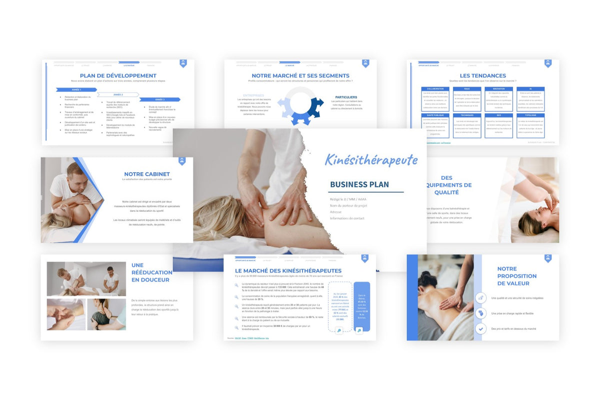Business plan Kinésithérapeute