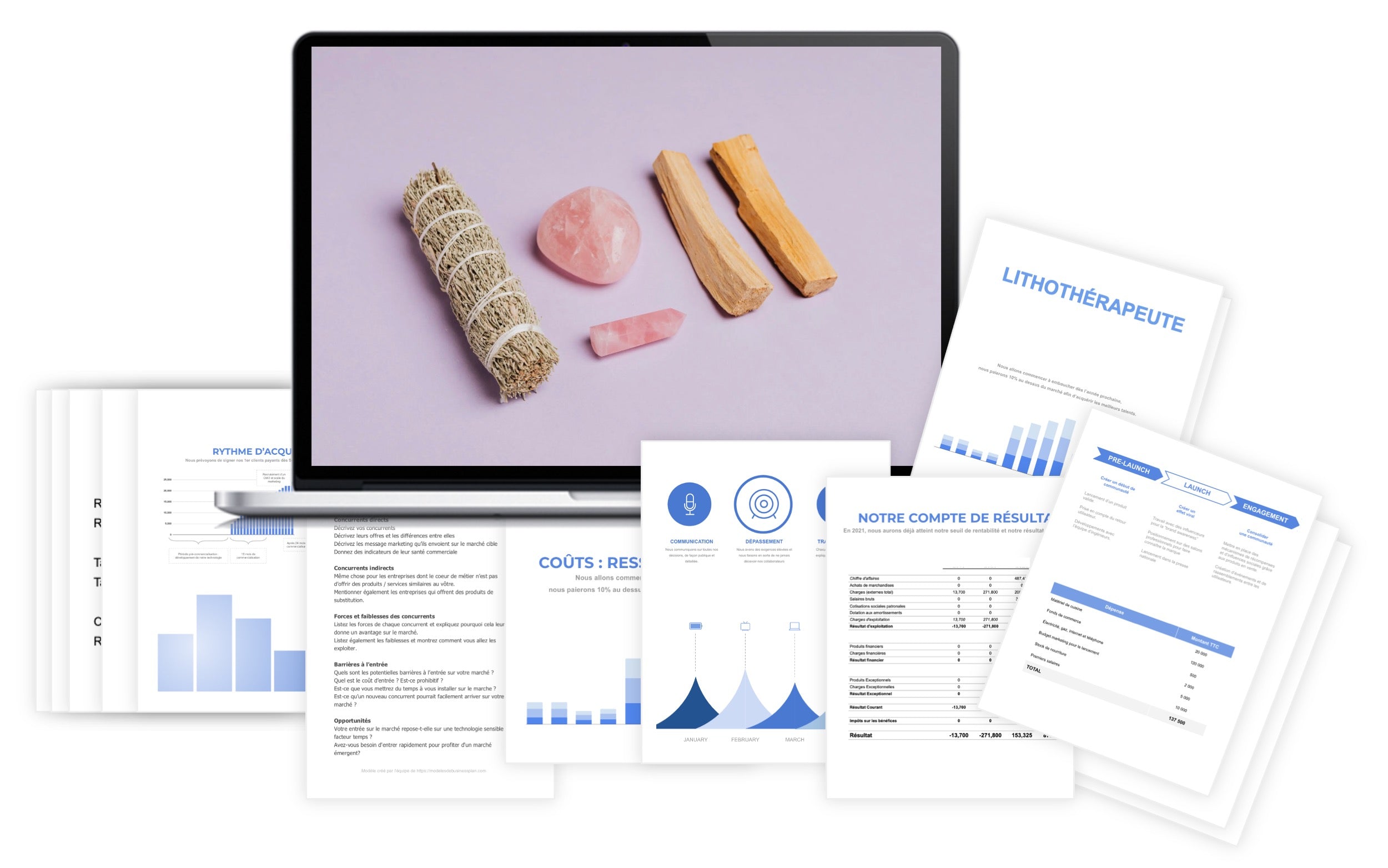 Lithothérapeute Prévisionnel Financier