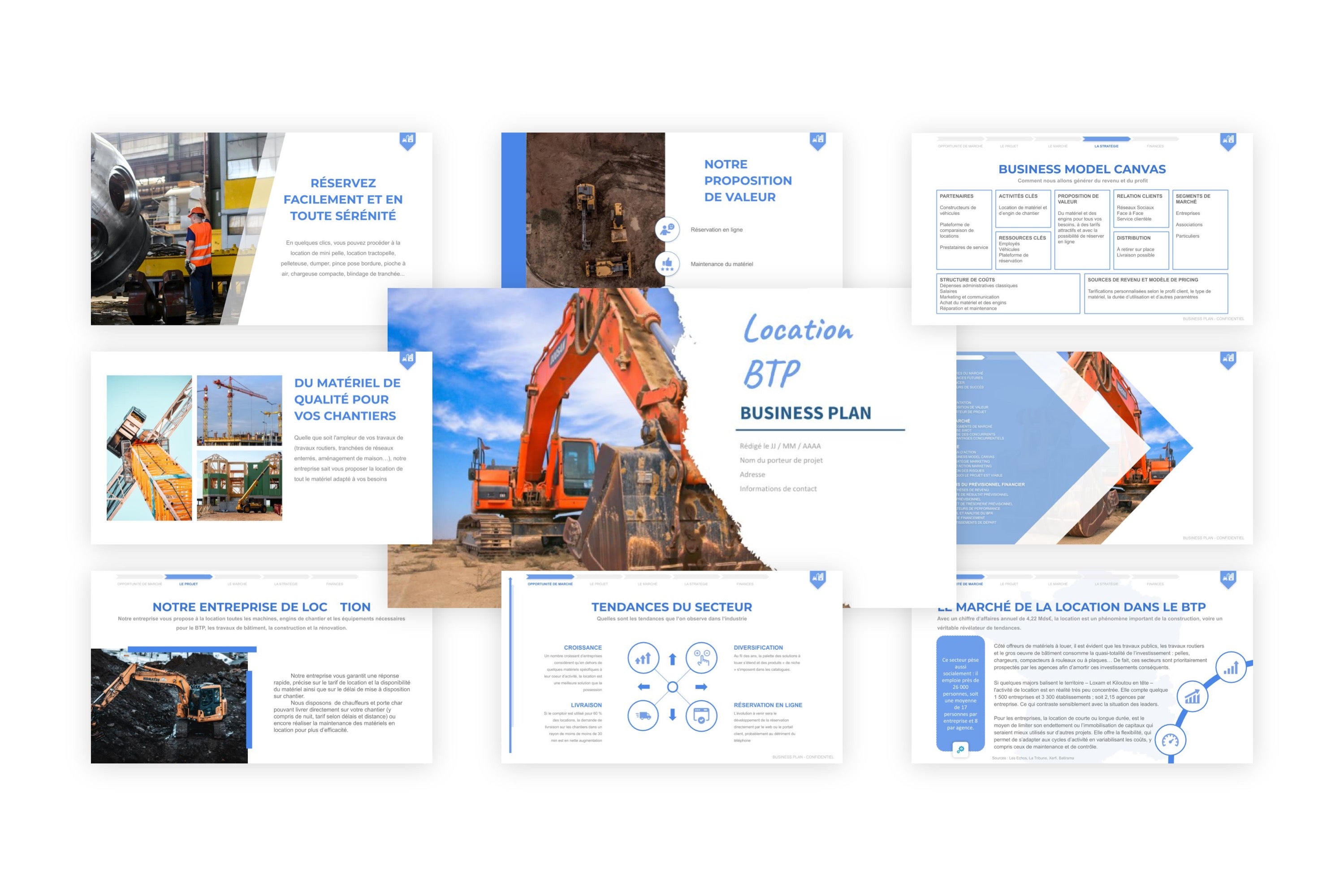 Location BTP Business Plan modele