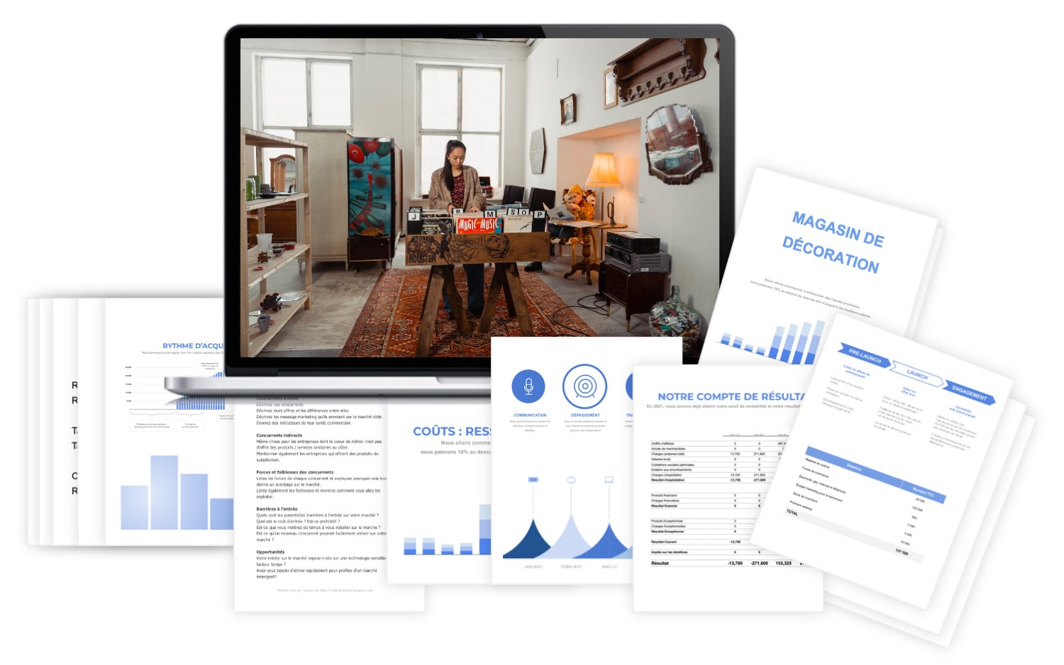 Magasin de Décoration Prévisionnel Financier