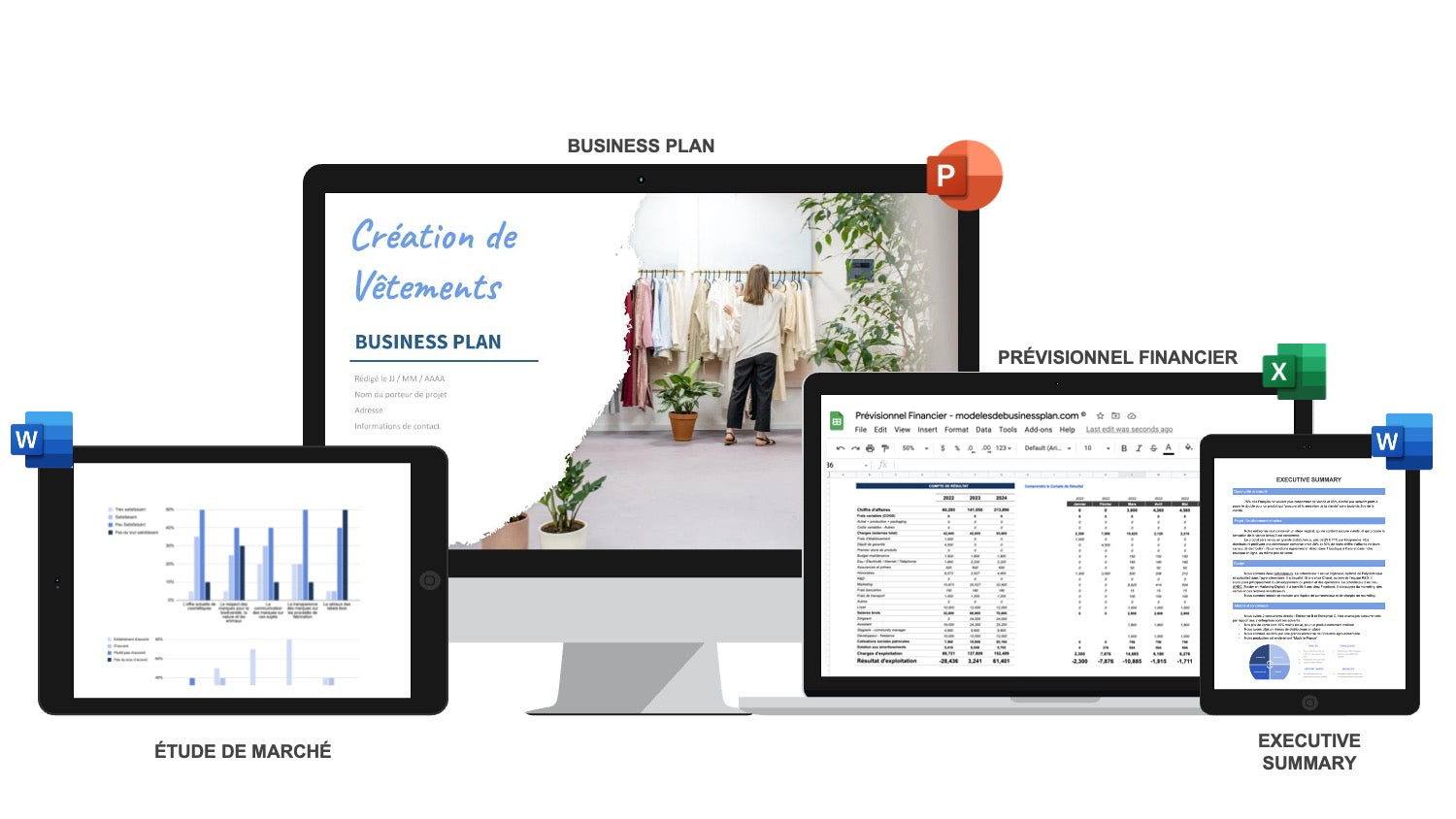 Marque de Vêtements Pack Complet