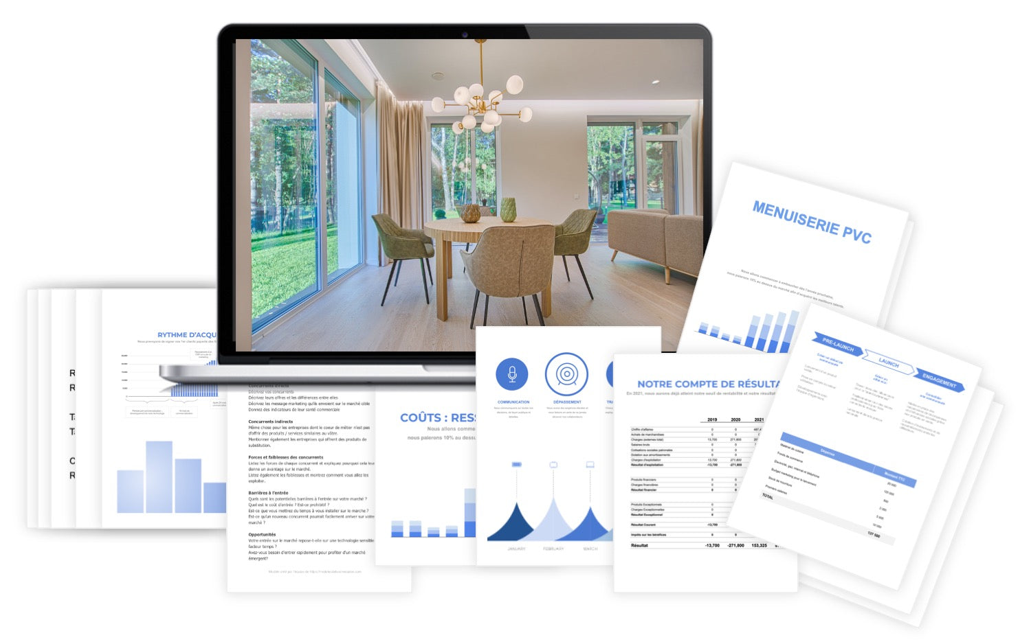 Menuiserie PVC Prévisionnel Financier