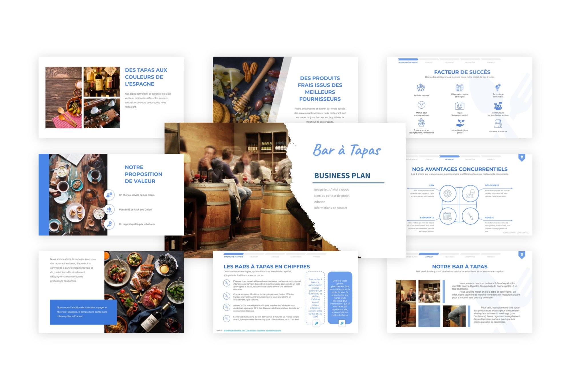 Bar à Tapas Business Plan modele