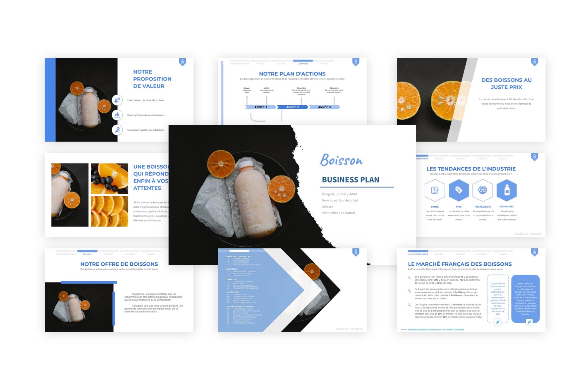 Boisson Business Plan modele
