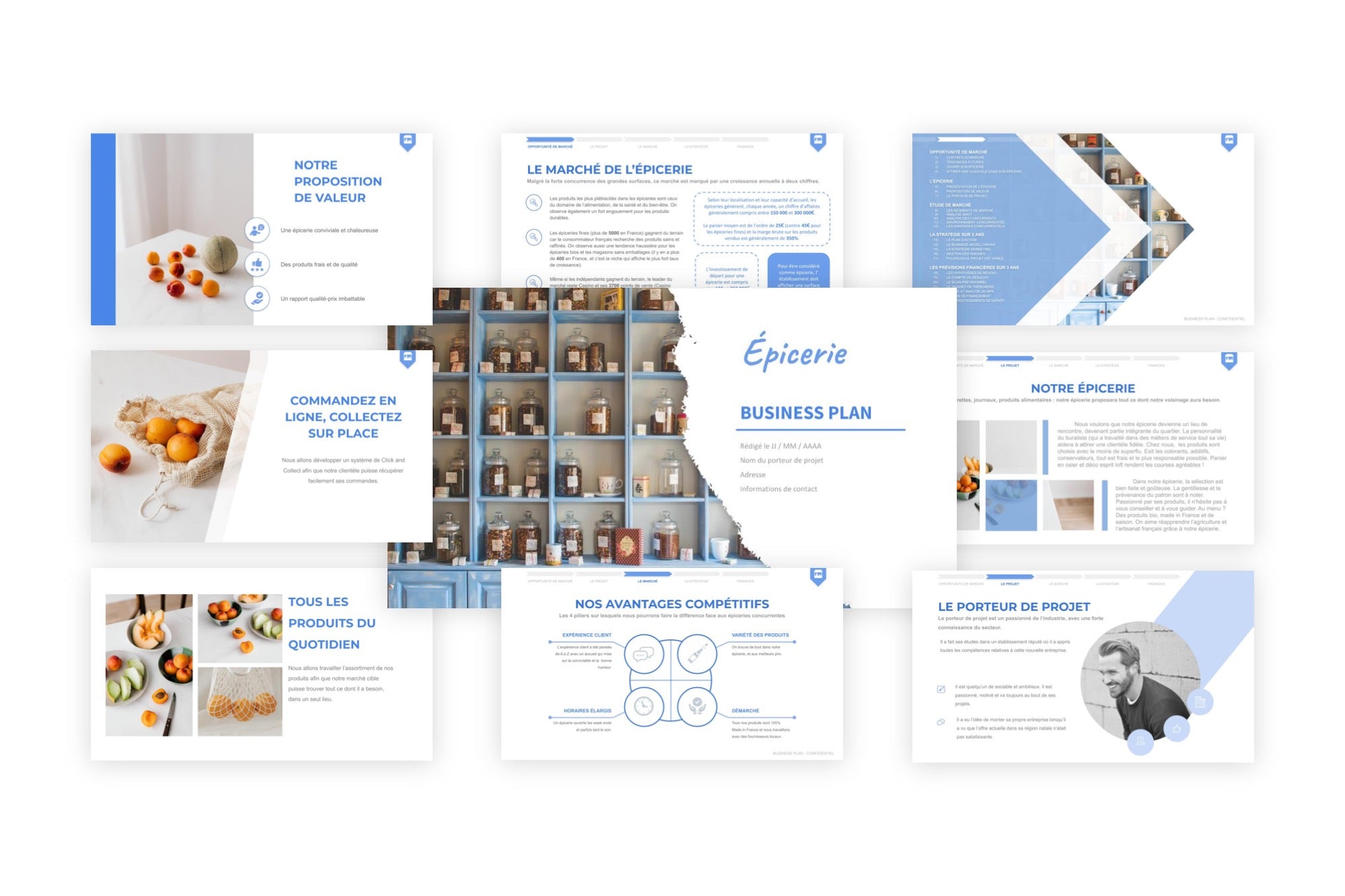 Épicerie Business Plan modele