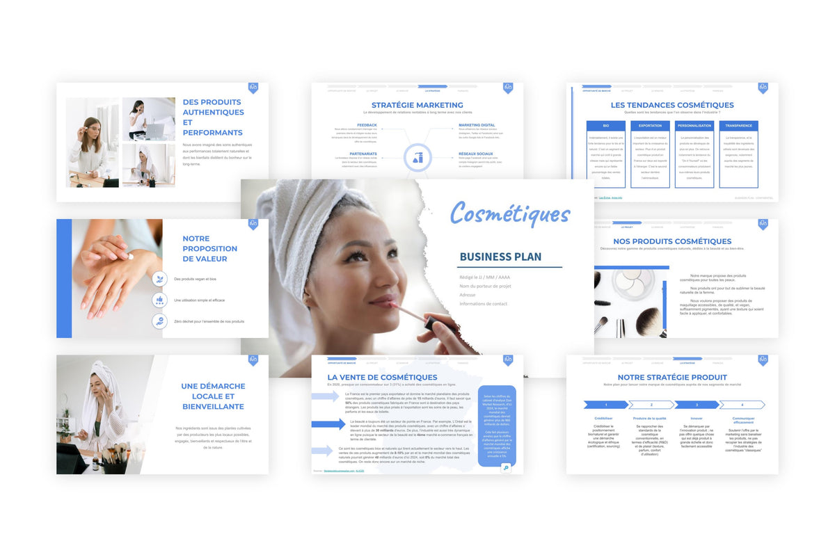 Business plan Cosmétiques