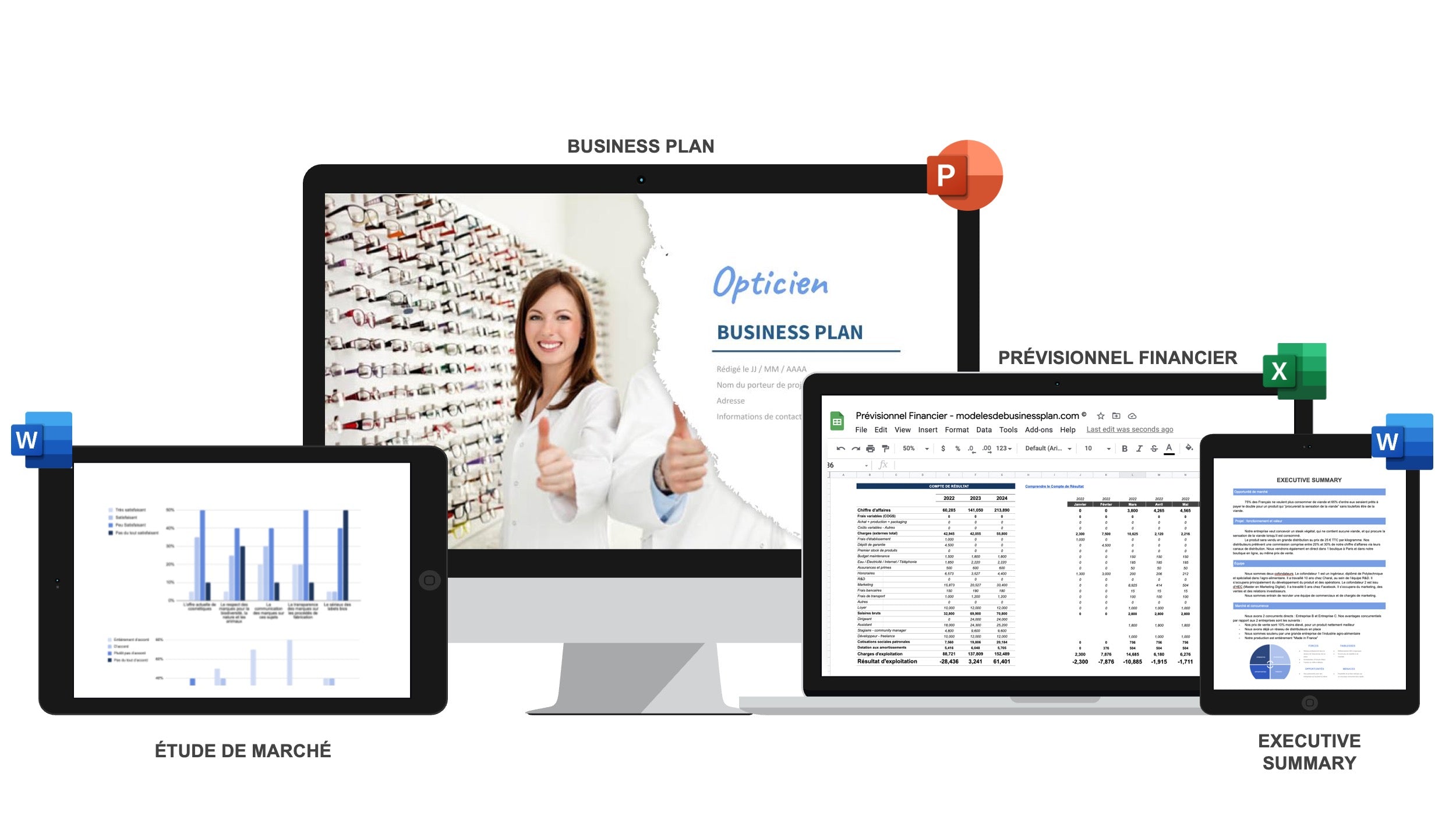 Opticien Lunetier pack complet