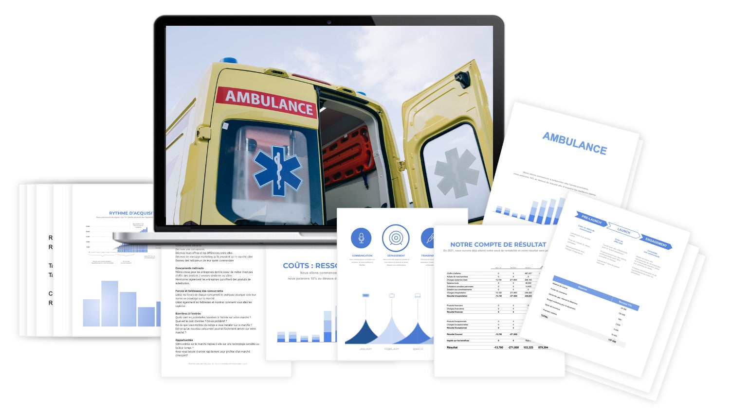 prévisionnel financier ambulance