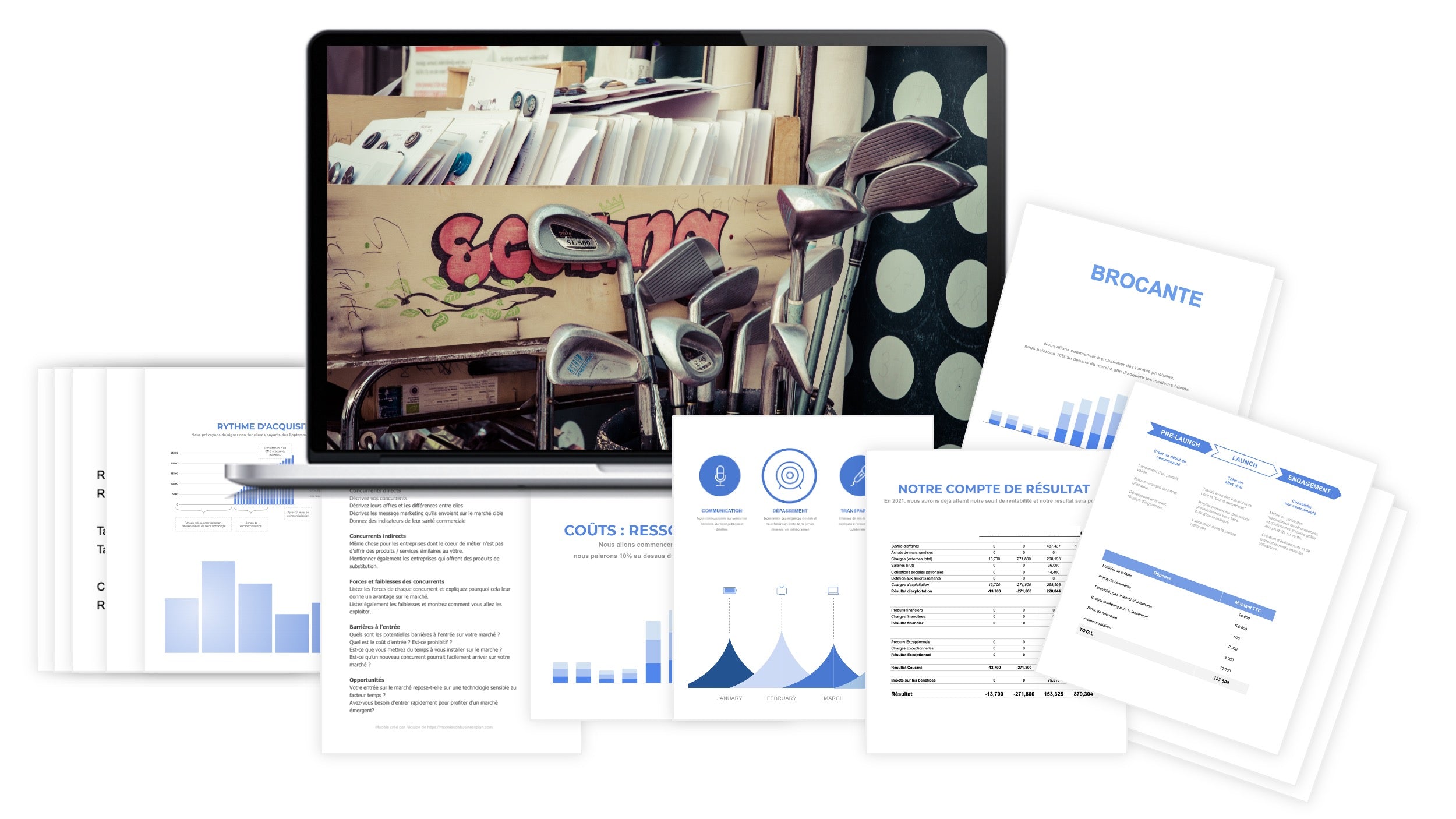 Brocante prévisionnel financier