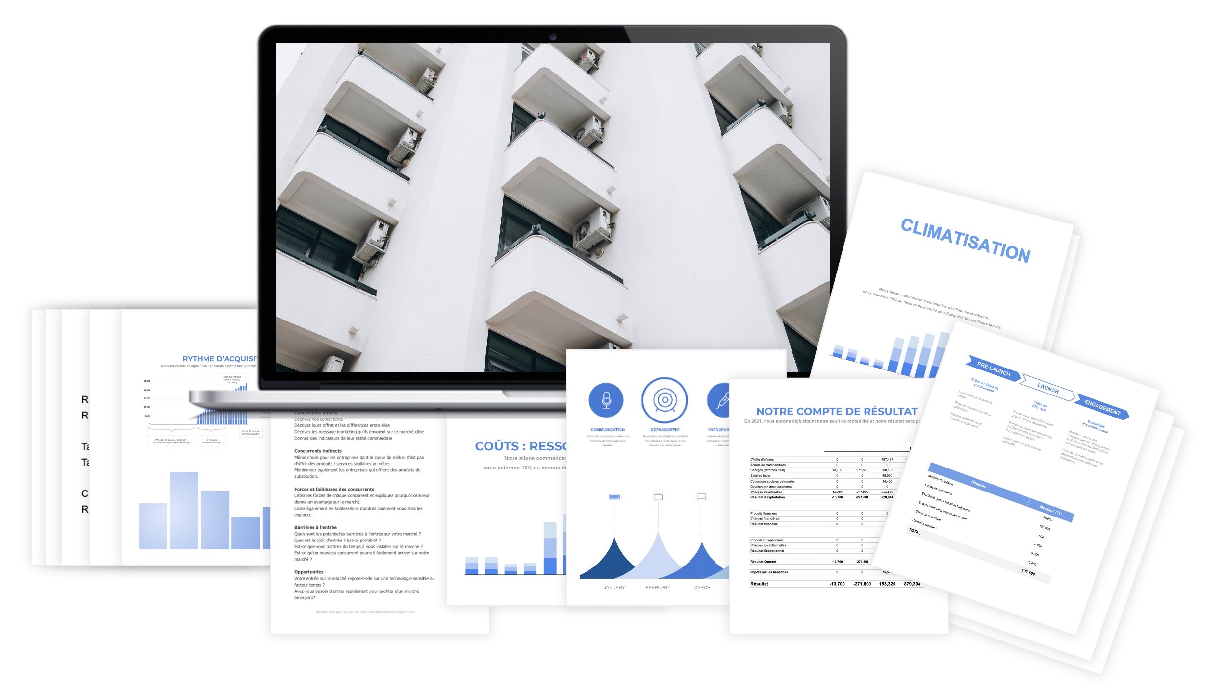 Climatisation prévisionnel financier