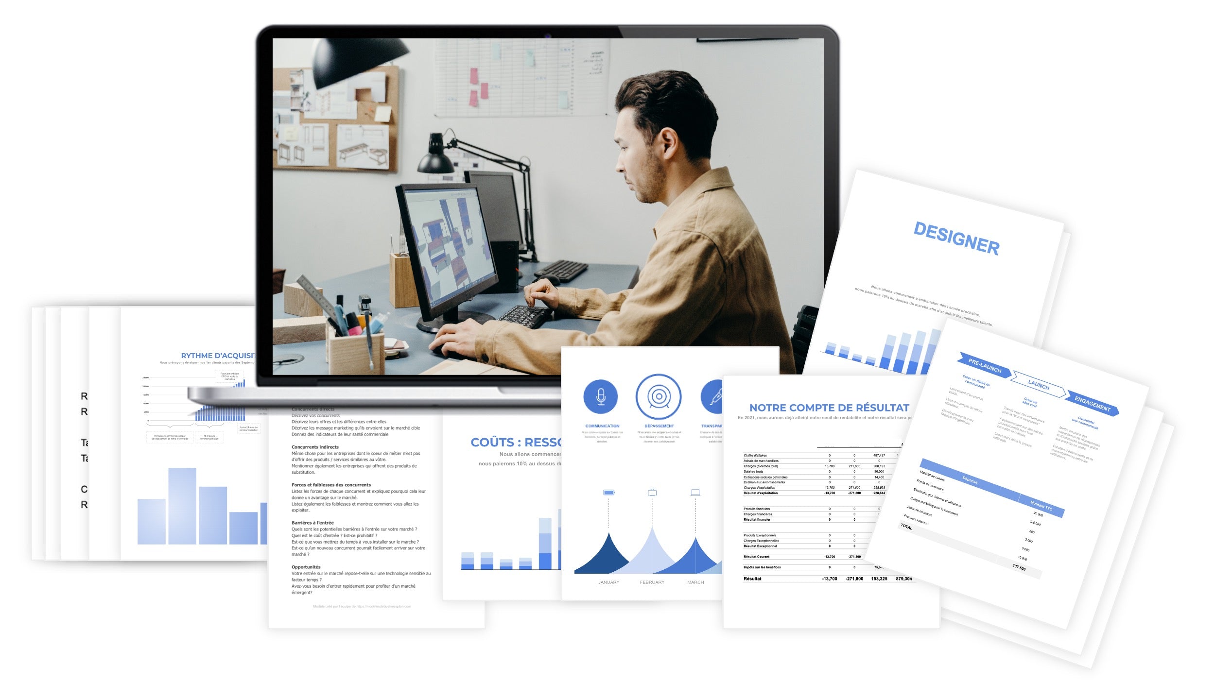 Designer prévisionnel financier