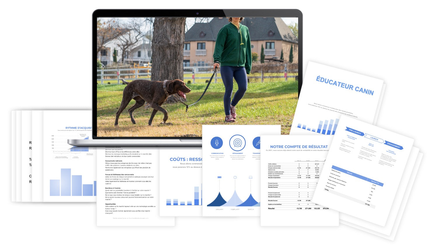 prévisionnel financier éducateur canin