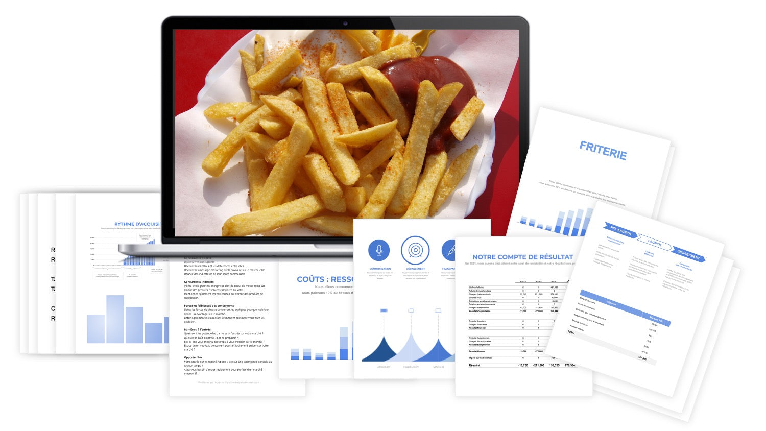 prévisionnel financier friterie