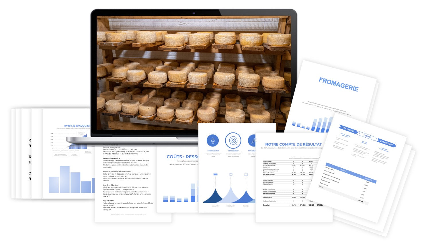 prévisionnel financier fromagerie