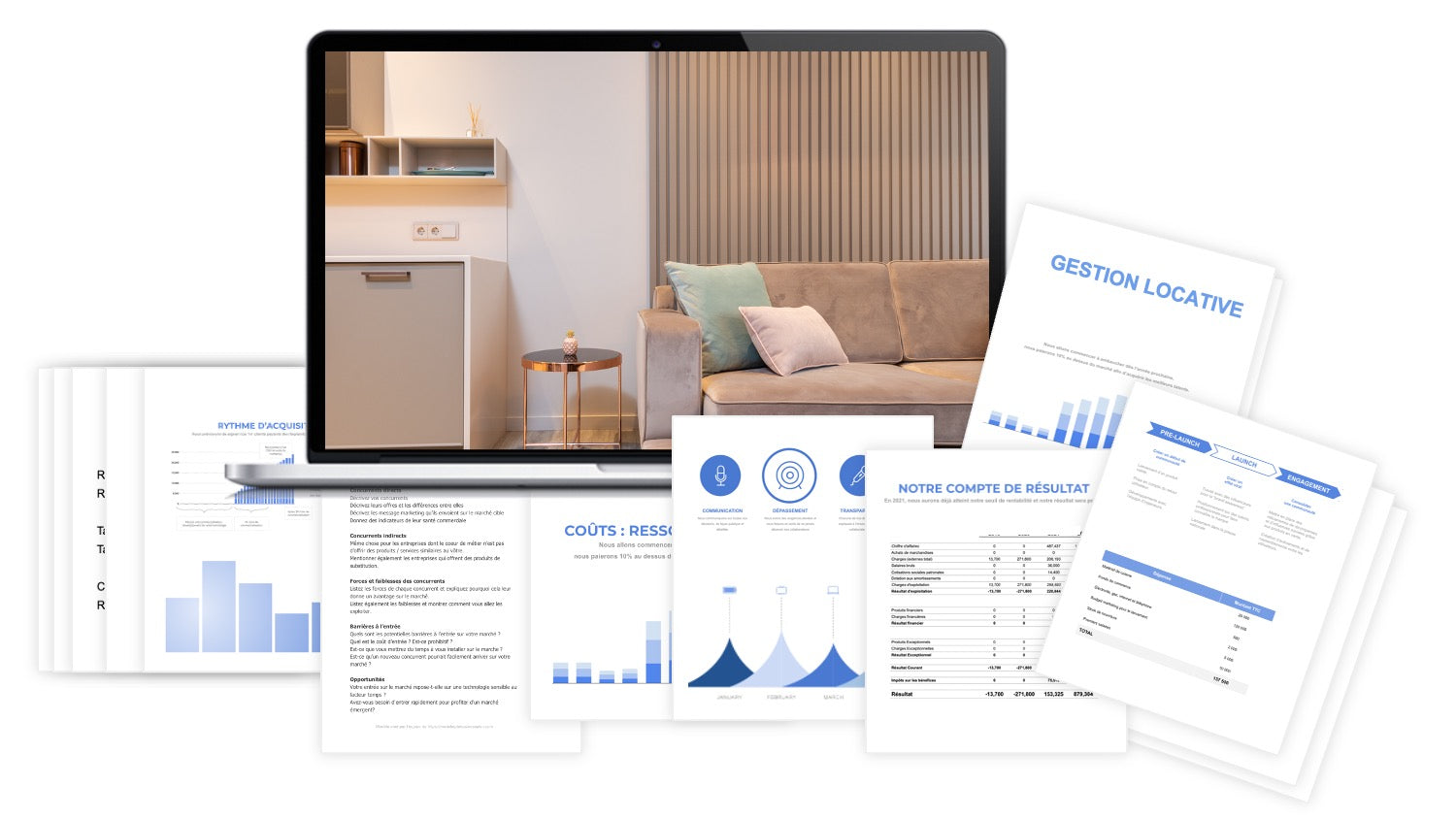 prévisionnel financier gestion locative