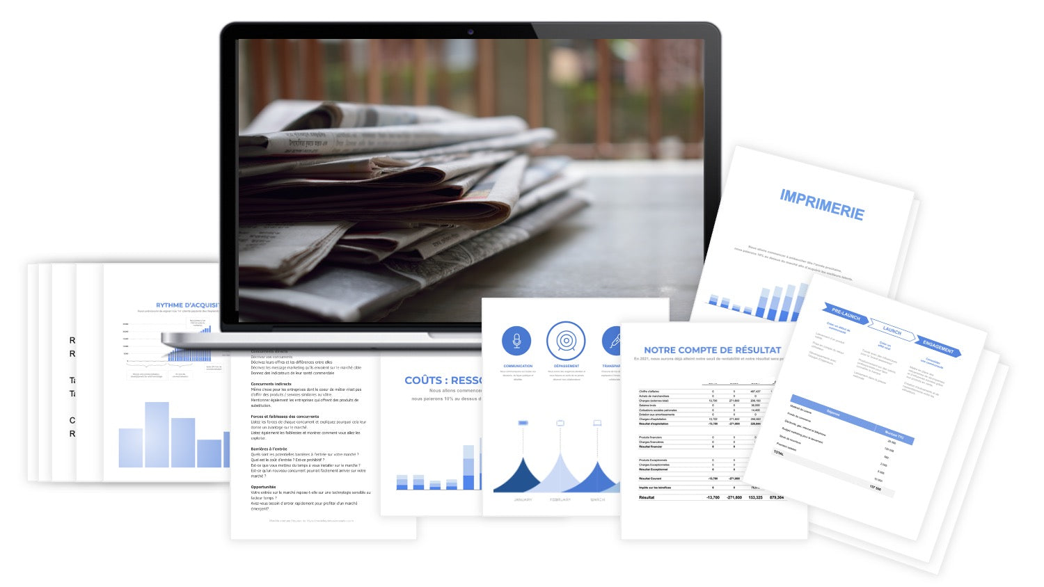 prévisionnel financier imprimerie