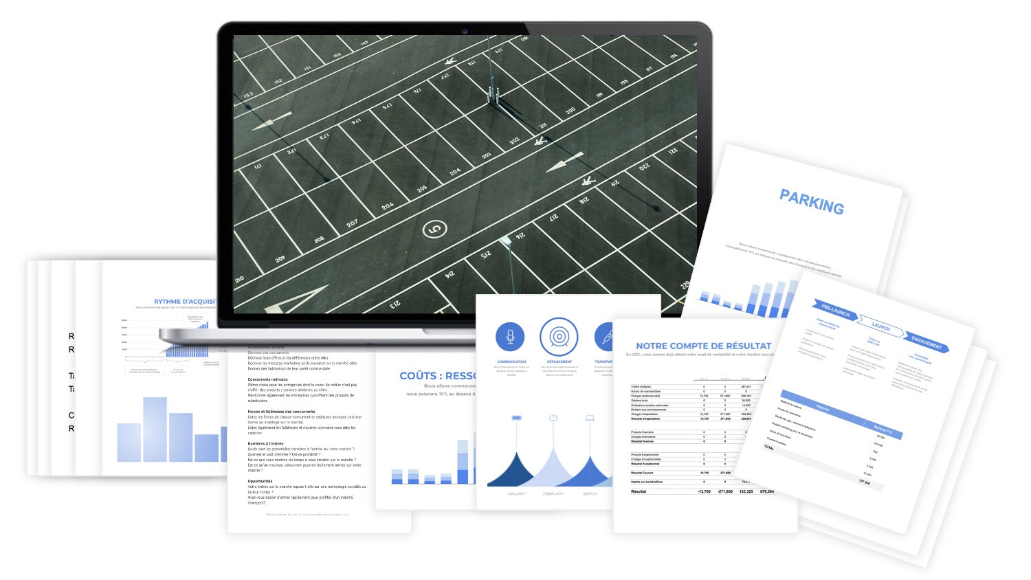 prévisionnel financier parking