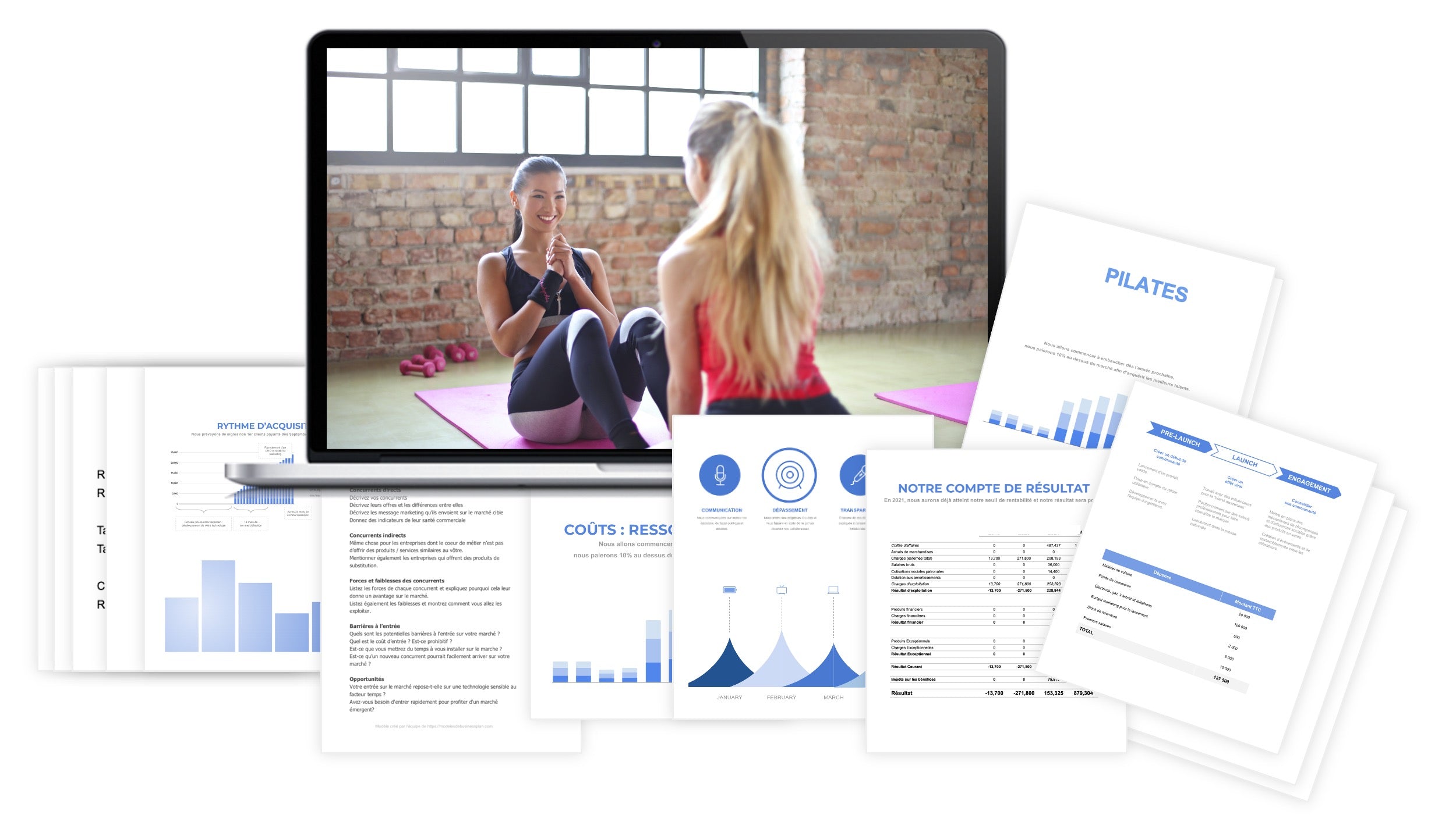 Pilates prévisionnel financier