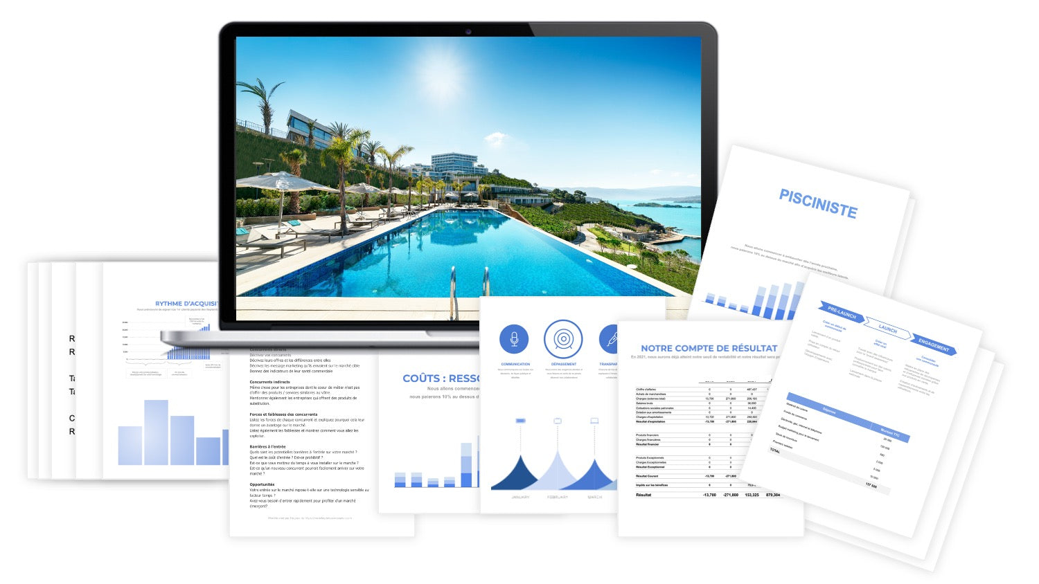 prévisionnel financier pisciniste