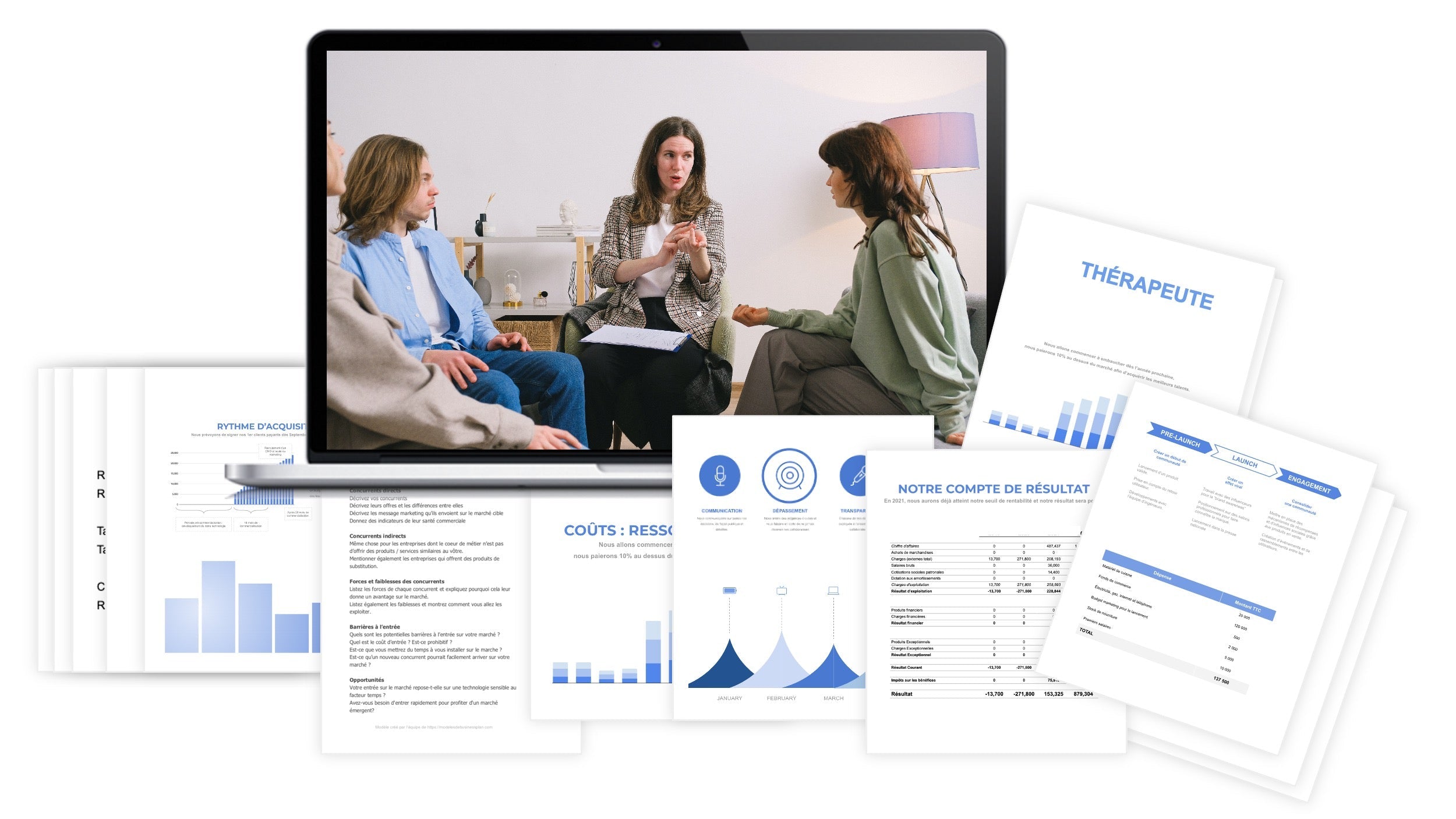 Thérapeute prévisionnel financier