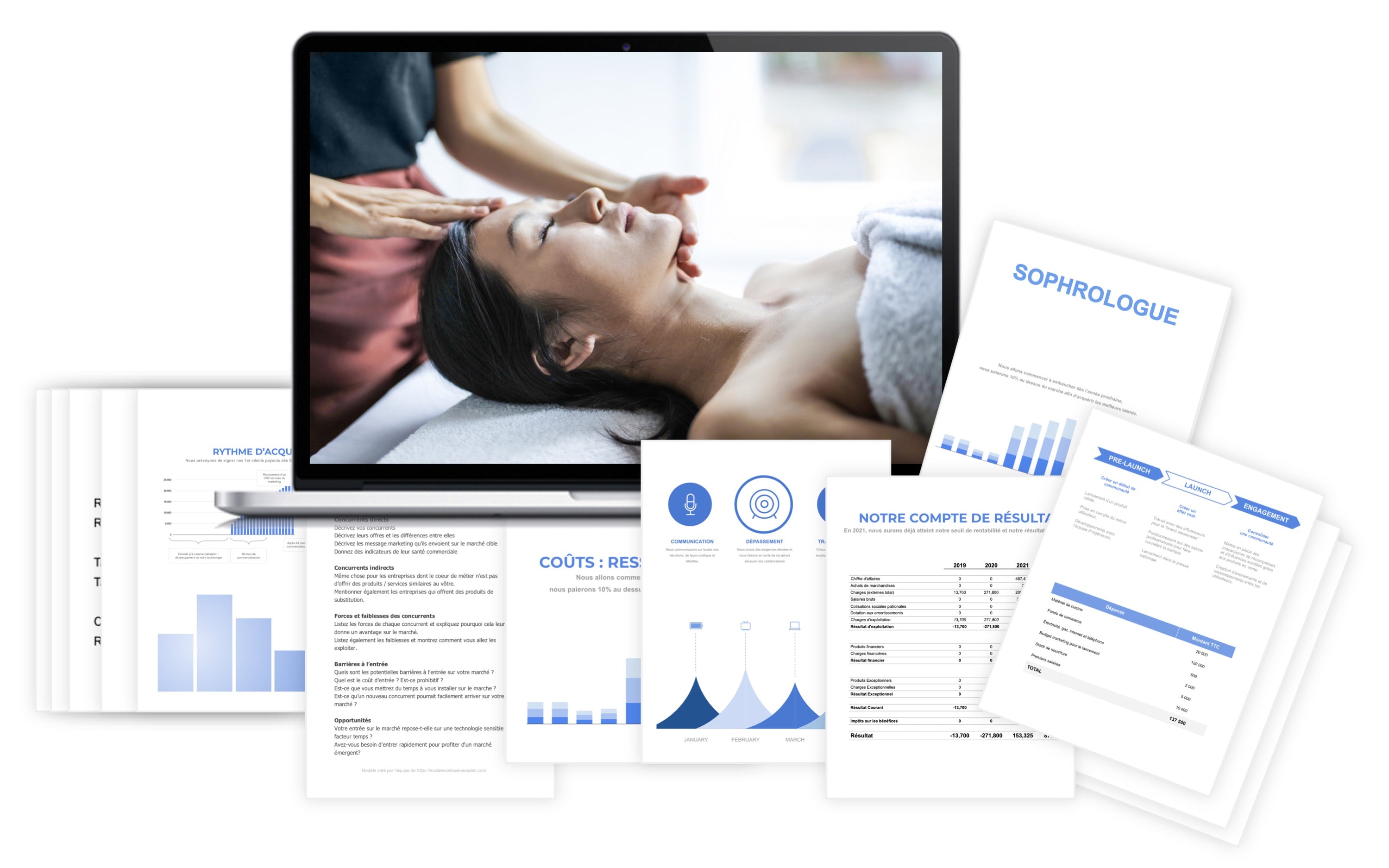 Sophrologue Prévisionnel Financier modele