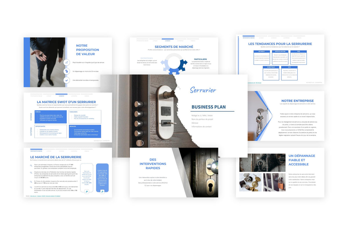 Business plan Serrurier