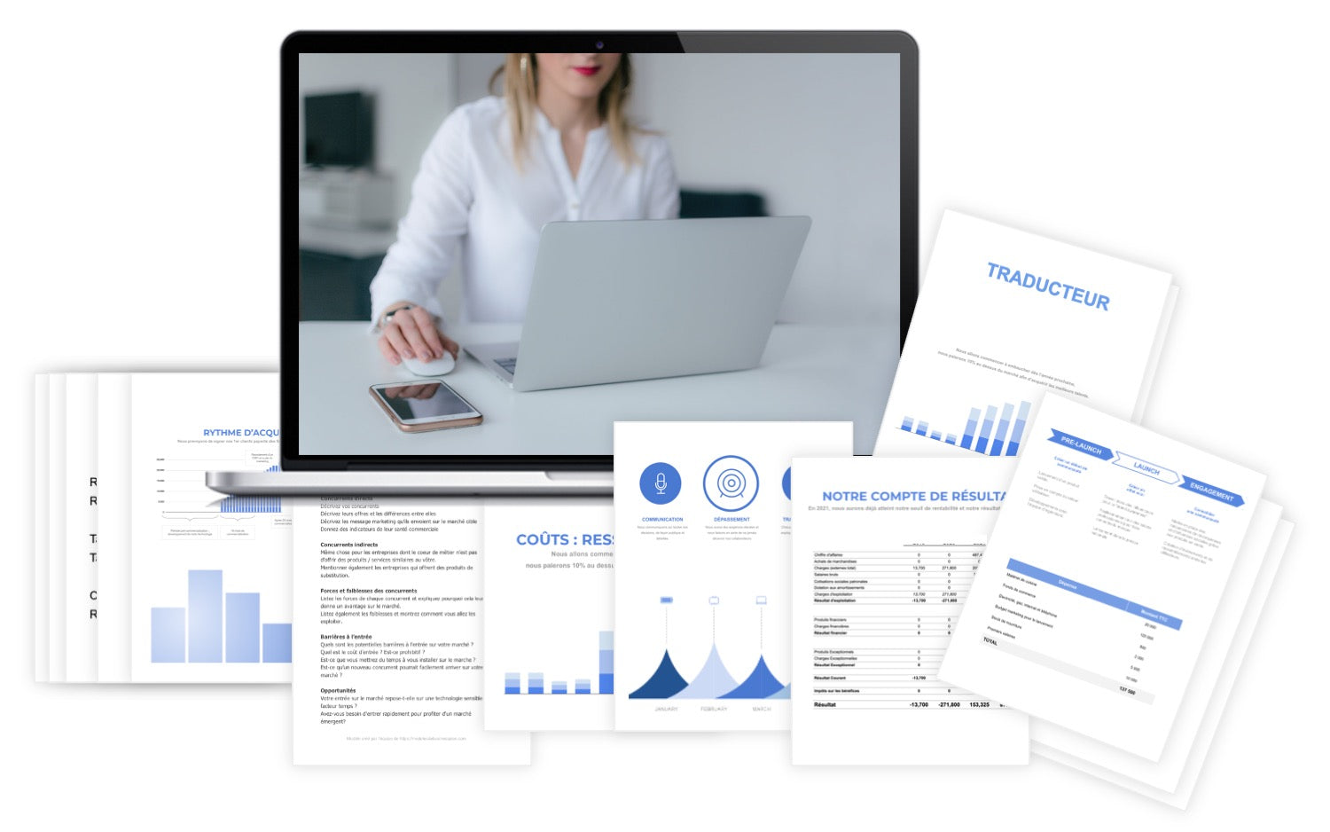 prévisionnel financier traducteur