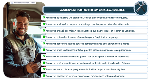 Comment estimer la surface nécessaire pour ouvrir votre garage automobile ?