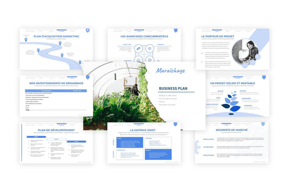 Un exemple gratuit de présentation d'un projet d'activité de maraîchage
