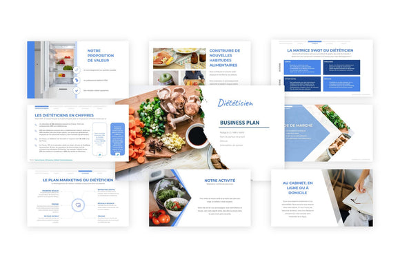 Réussir le business plan d'un diététicien