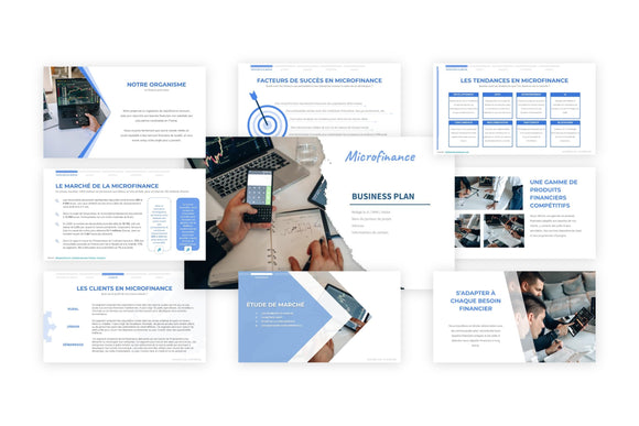 Un exemple gratuit de présentation d'un projet d'agence de microfinance